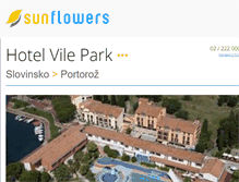 Tablet Screenshot of hotel-vile-park-portoroz.com
